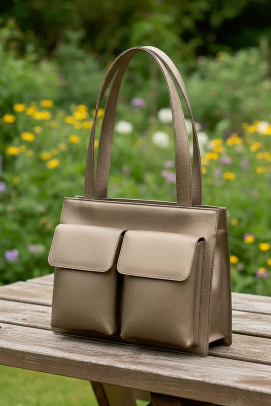 Barbara Vegan Leather Women Office Bag THE HOUSE OF GANGES