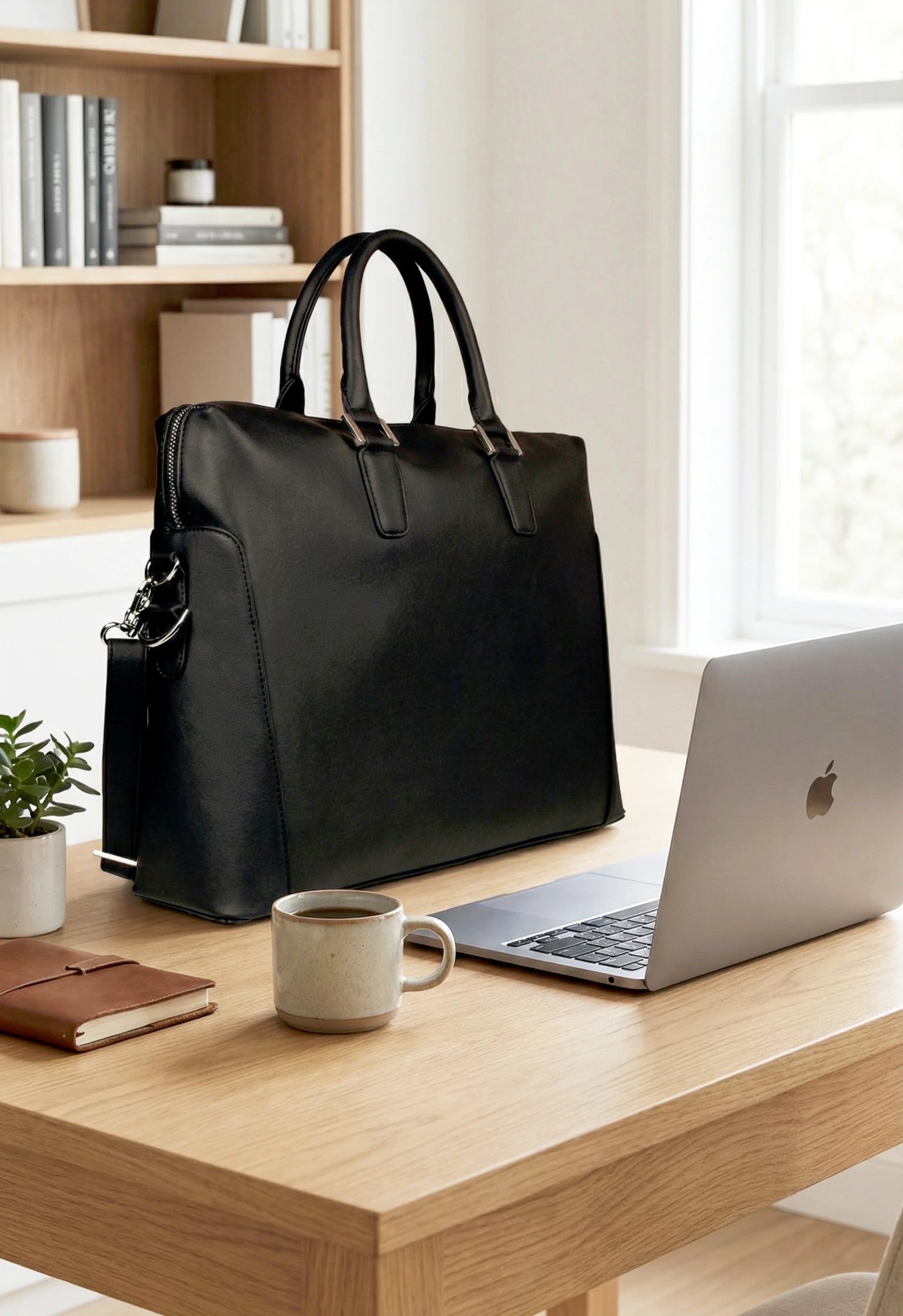 Will 15 Inch Vegan Leather Laptop Bag for Men THE HOUSE OF GANGES