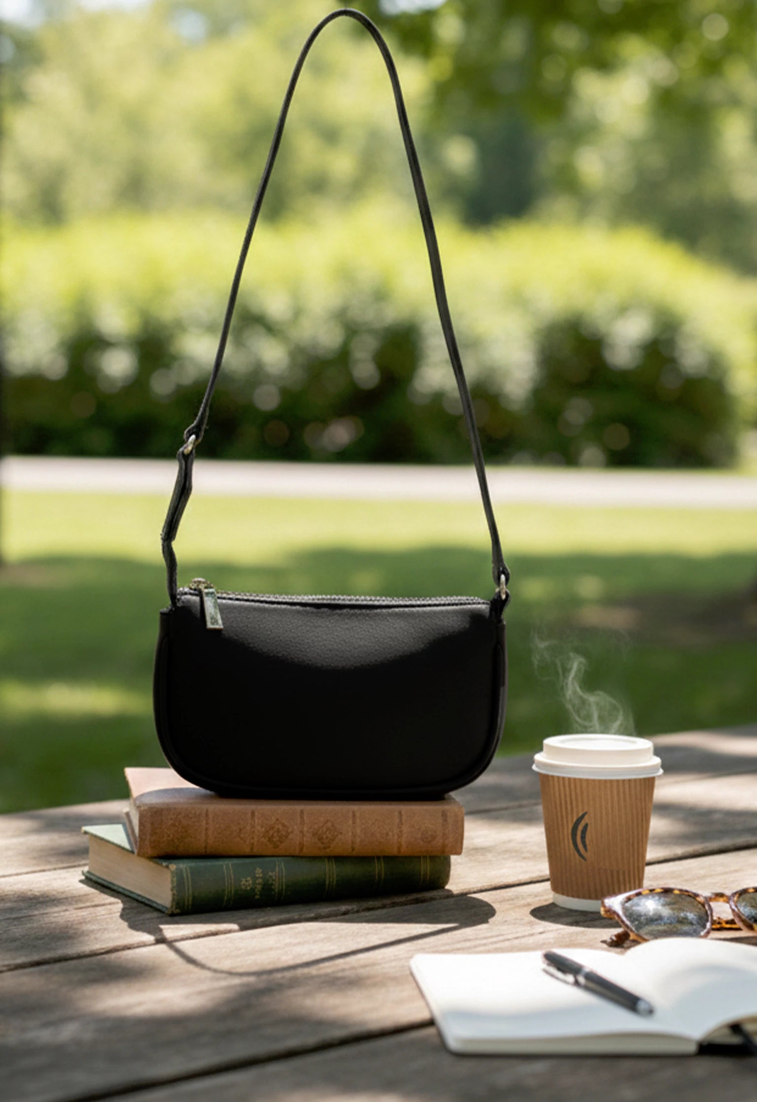 Baby Sling Vegan Leather Shoulder Bag THE HOUSE OF GANGES
