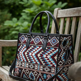 Charlotte Handloom Box Tote Bag