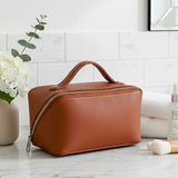 Emi Vegan Leather Toiletry Pouch THE HOUSE OF GANGES