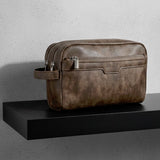 The Vegan Leather Travel Toiletry Pouch