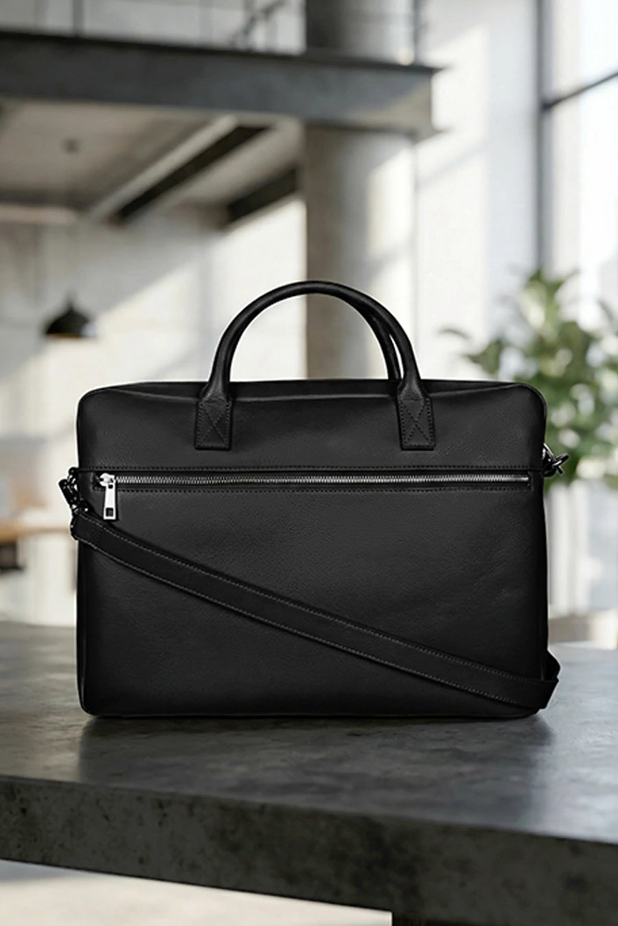 Camdale 15inch Vegan Leather Laptop Bag THE HOUSE OF GANGES