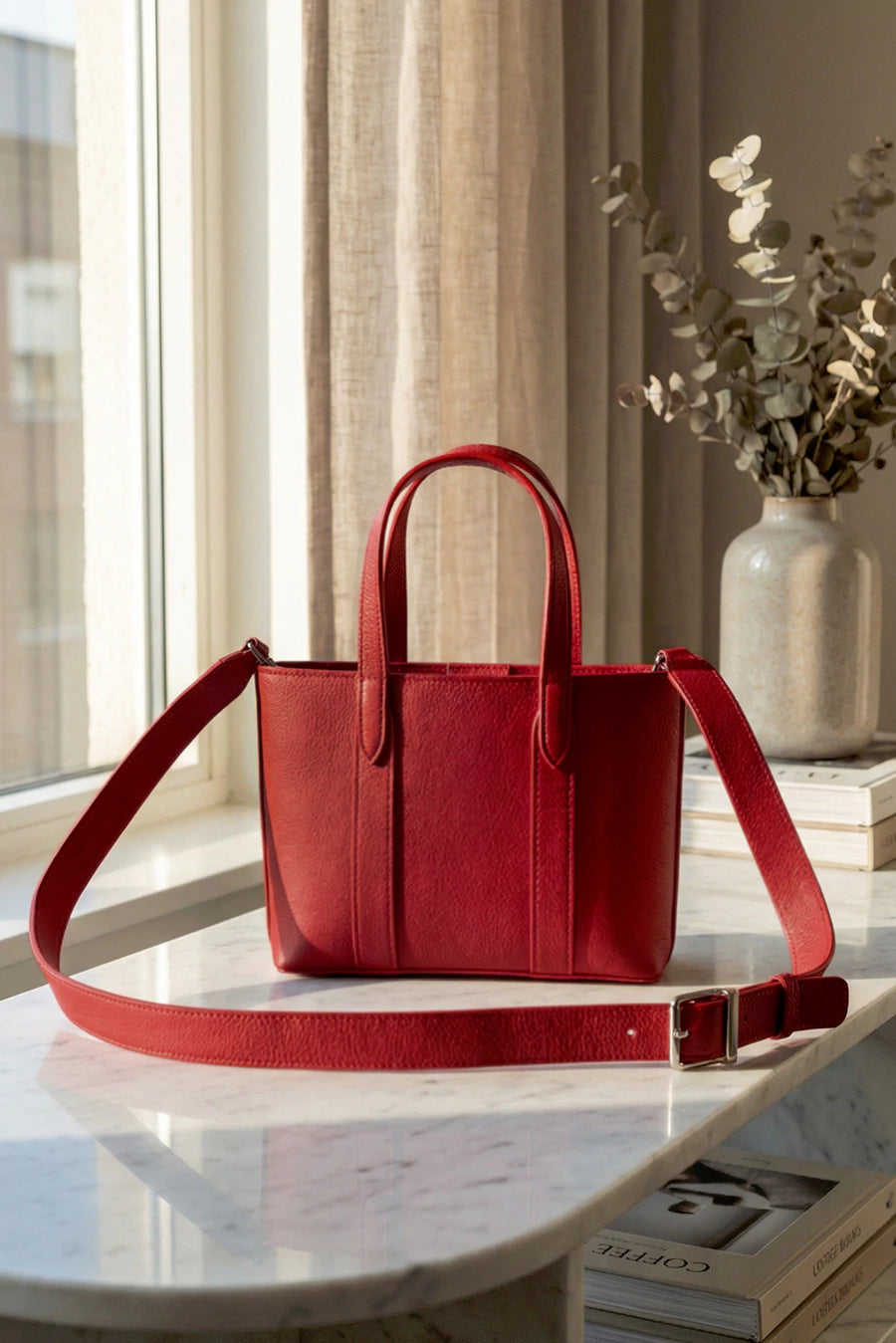 Mini Carryall Vegan Leather Sling Bag THE HOUSE OF GANGES