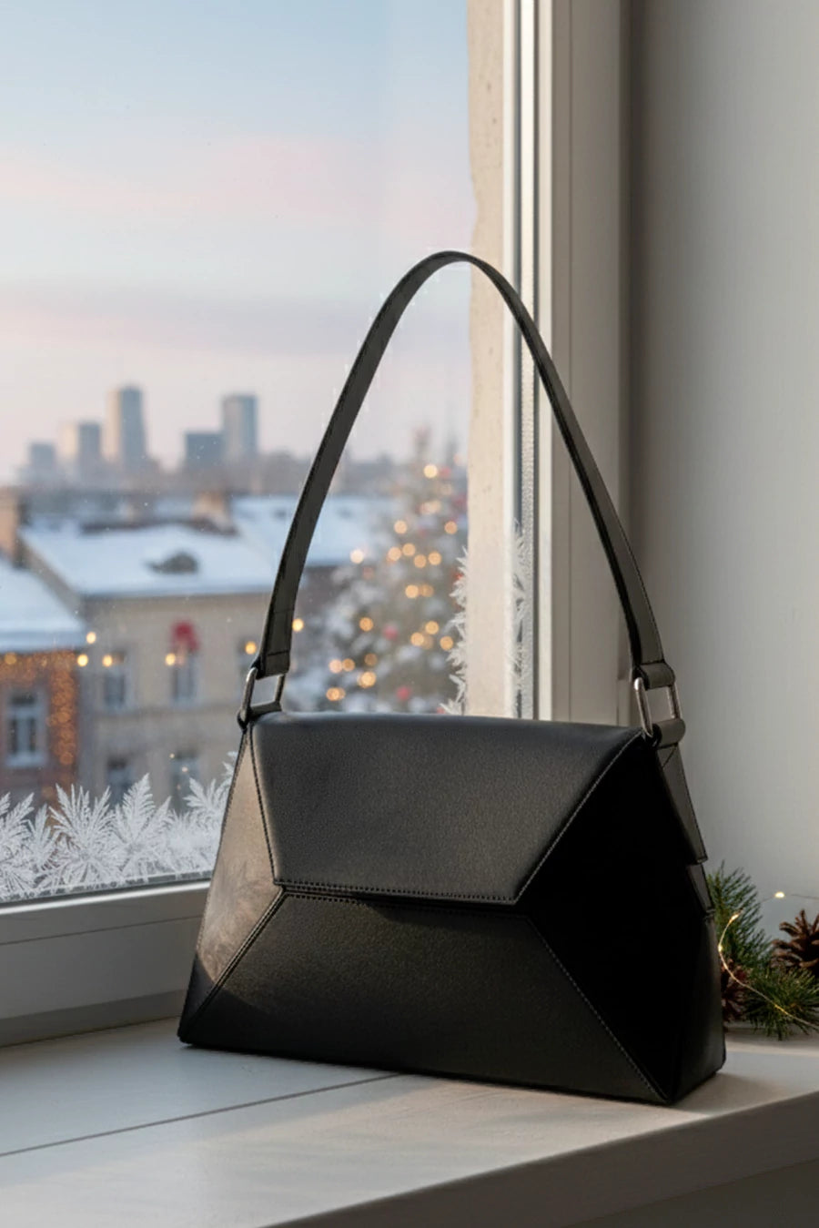 Hazel Vegan Leather Handbag THE HOUSE OF GANGES