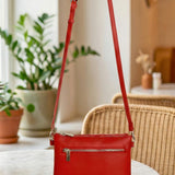 Dual Sling Vegan Leather Crossbody THE HOUSE OF GANGES