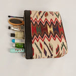 Slindon Medium Handloom Toiletry Pouch Cappaccino Lifestyle