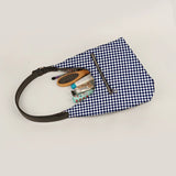 Katie Small Shoulder Bag Handloom Checkered Lifestyle 