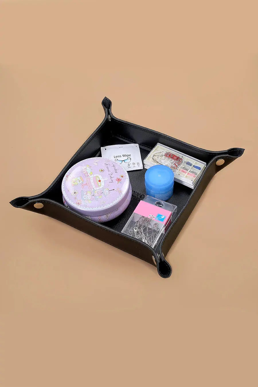 Kirk Vegan Leather Tidy Tray THE HOUSE OF GANGES
