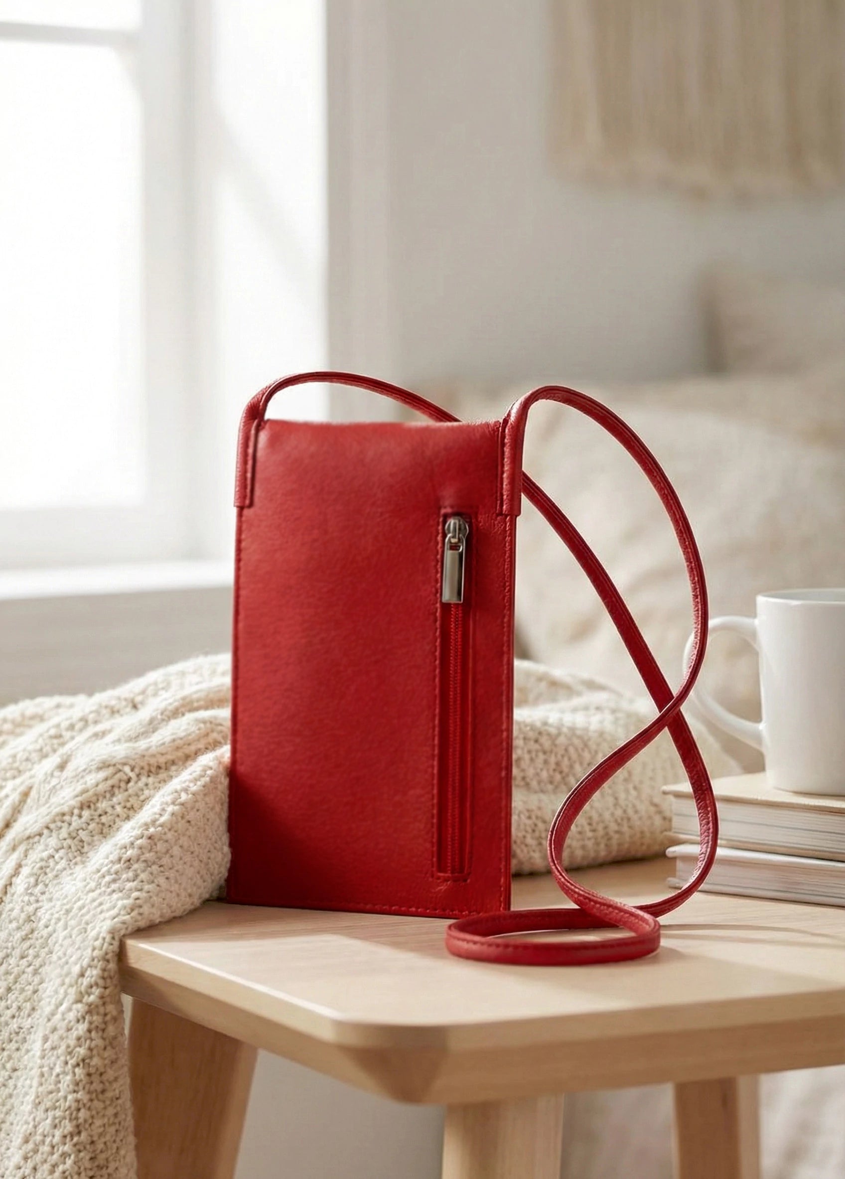 Walky Vegan Leather Mobile Sling Bag THE HOUSE OF GANGES