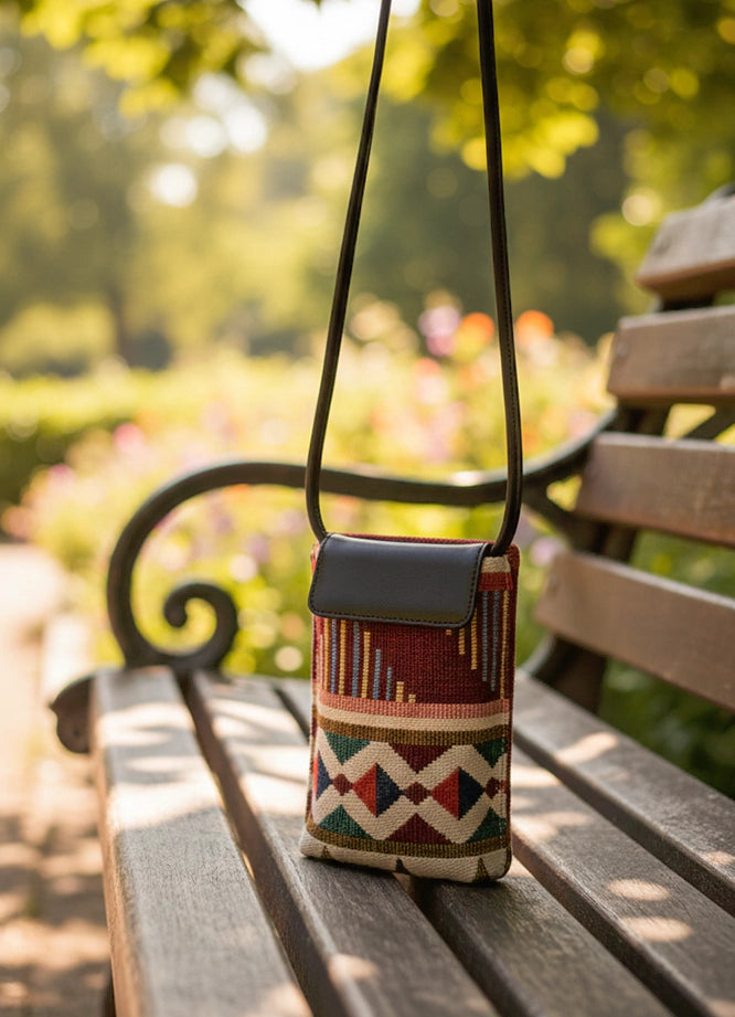 Grace Handloom Mobile Sling 🏆 #1 Bestseller | Loved by 1000+ Customers THE HOUSE OF GANGES