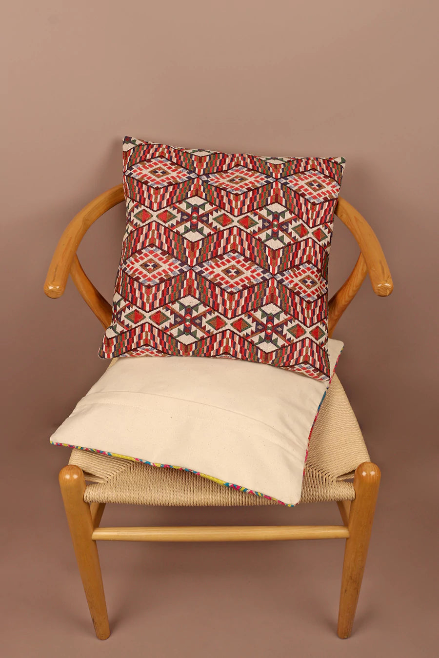 Printed Cushion Cover Checkered L2