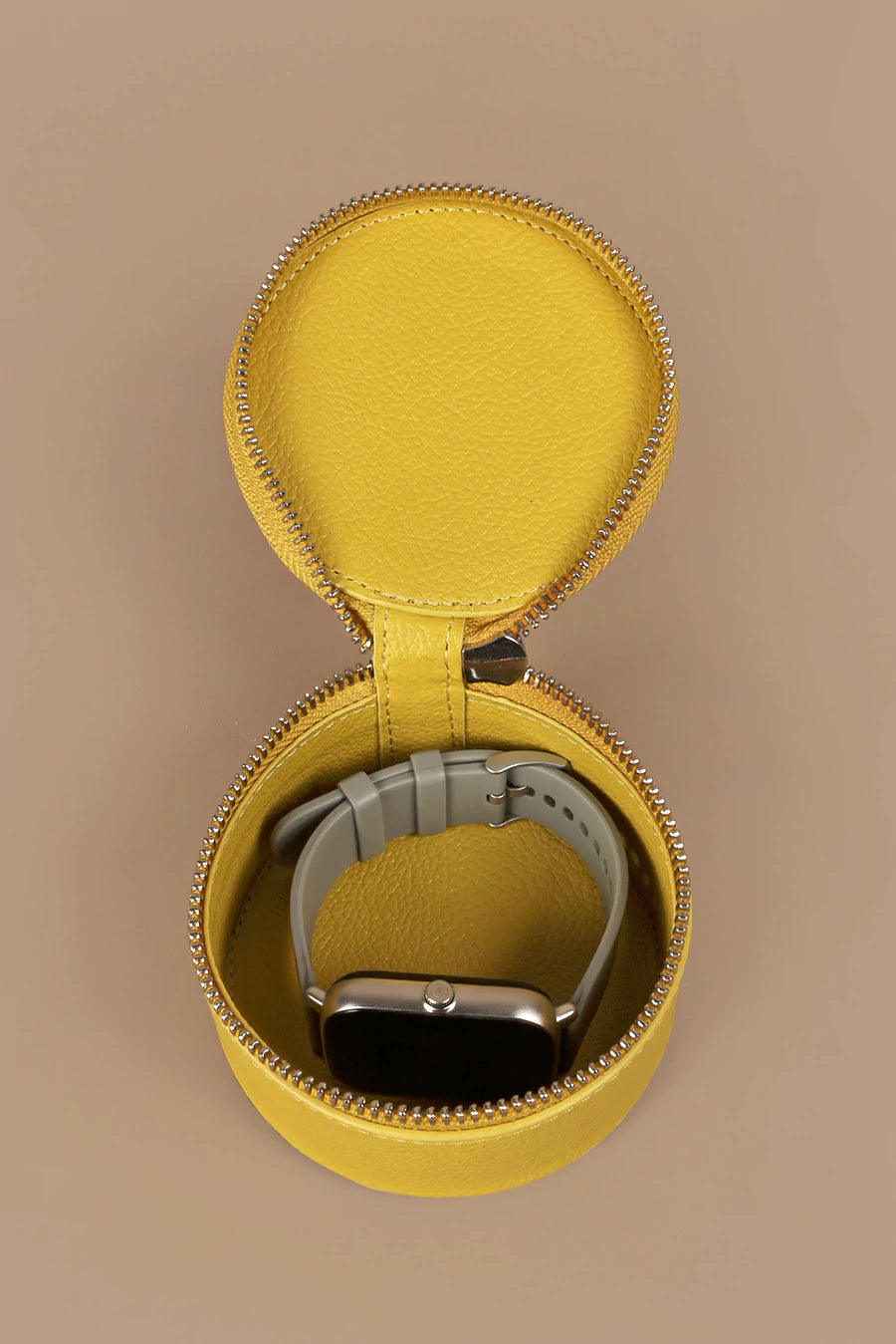 Vegan Rogate Small Watch Case Canary front