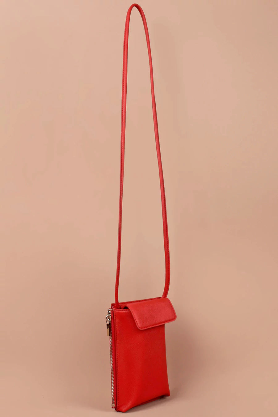 Grace Vegan Mobile Sling Bag scarlet front