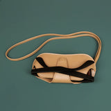 Vegan sunglass cover/case with sling champagne L1