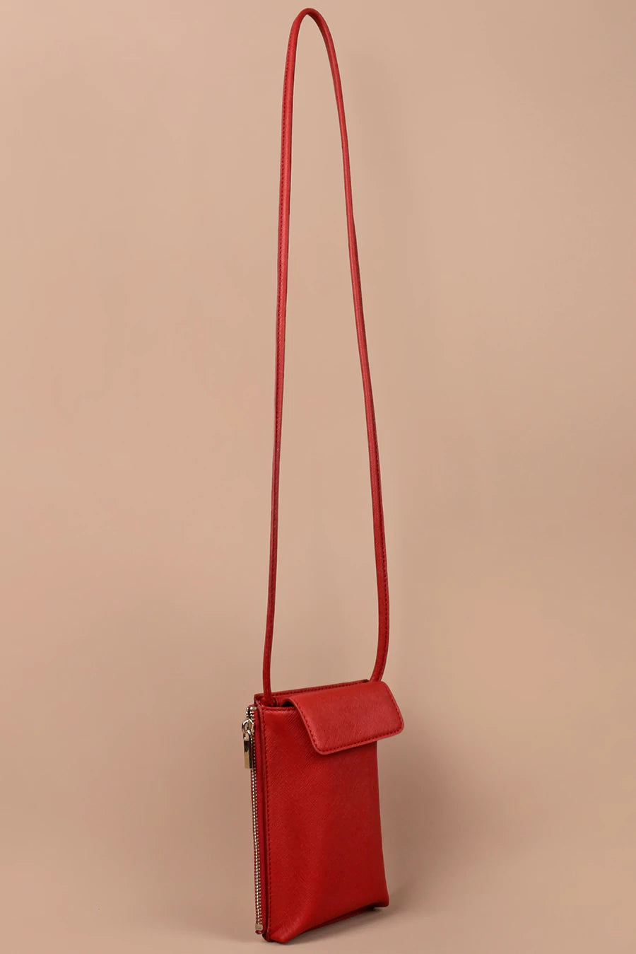 Grace Vegan Mobile Sling Bag ruby front