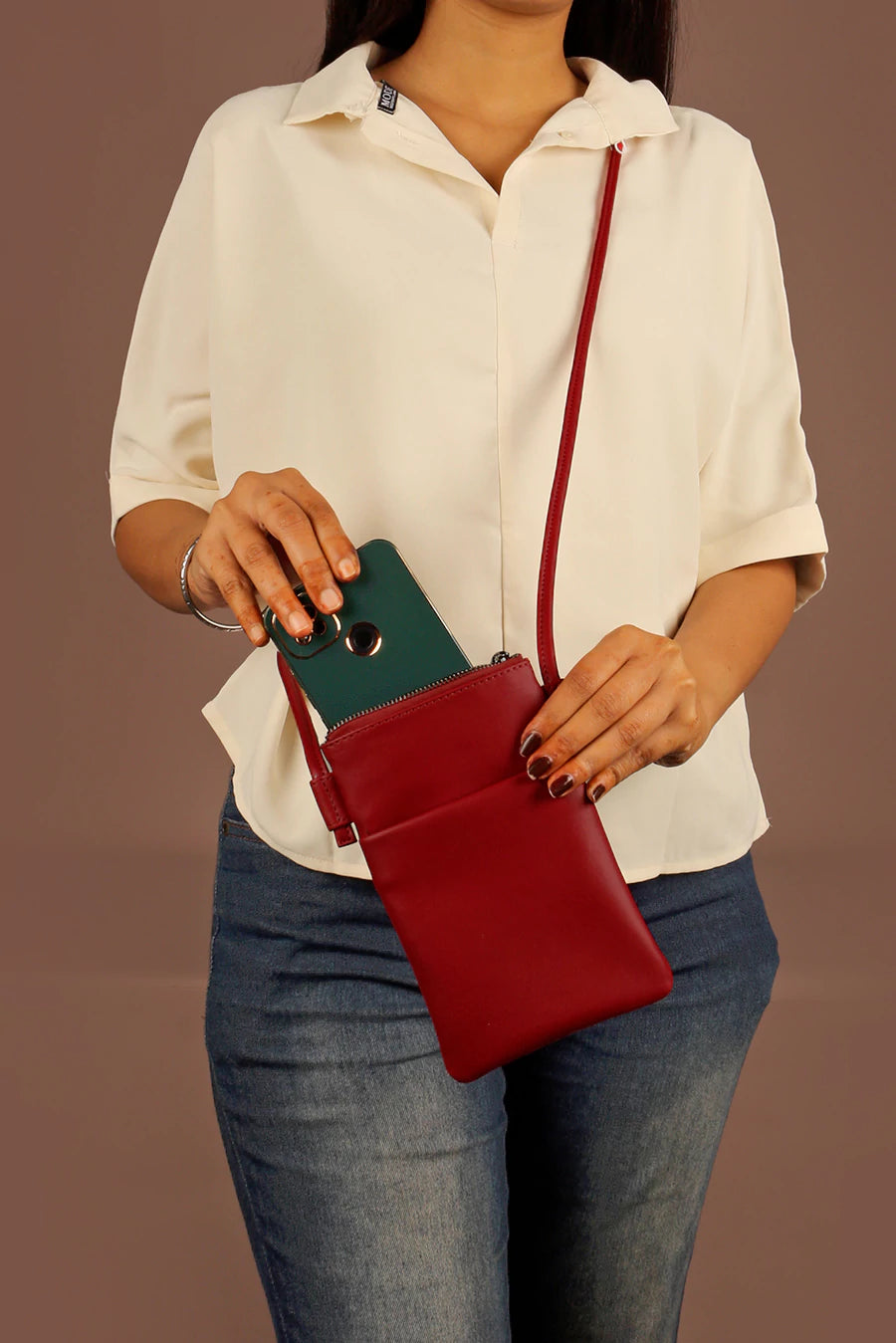 Lify Vegan Mobile Pouch Rosewood M2