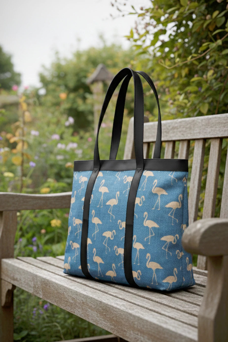 Flamingo Womens Office Bag Blue THE HOUSE OF GANGES