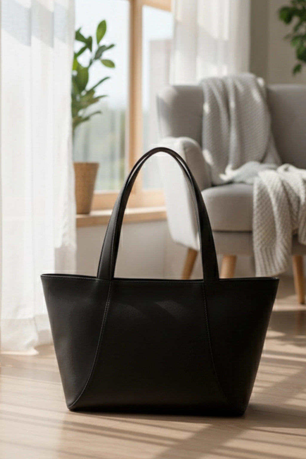 June Vegan Leather Tote Bag THE HOUSE OF GANGES