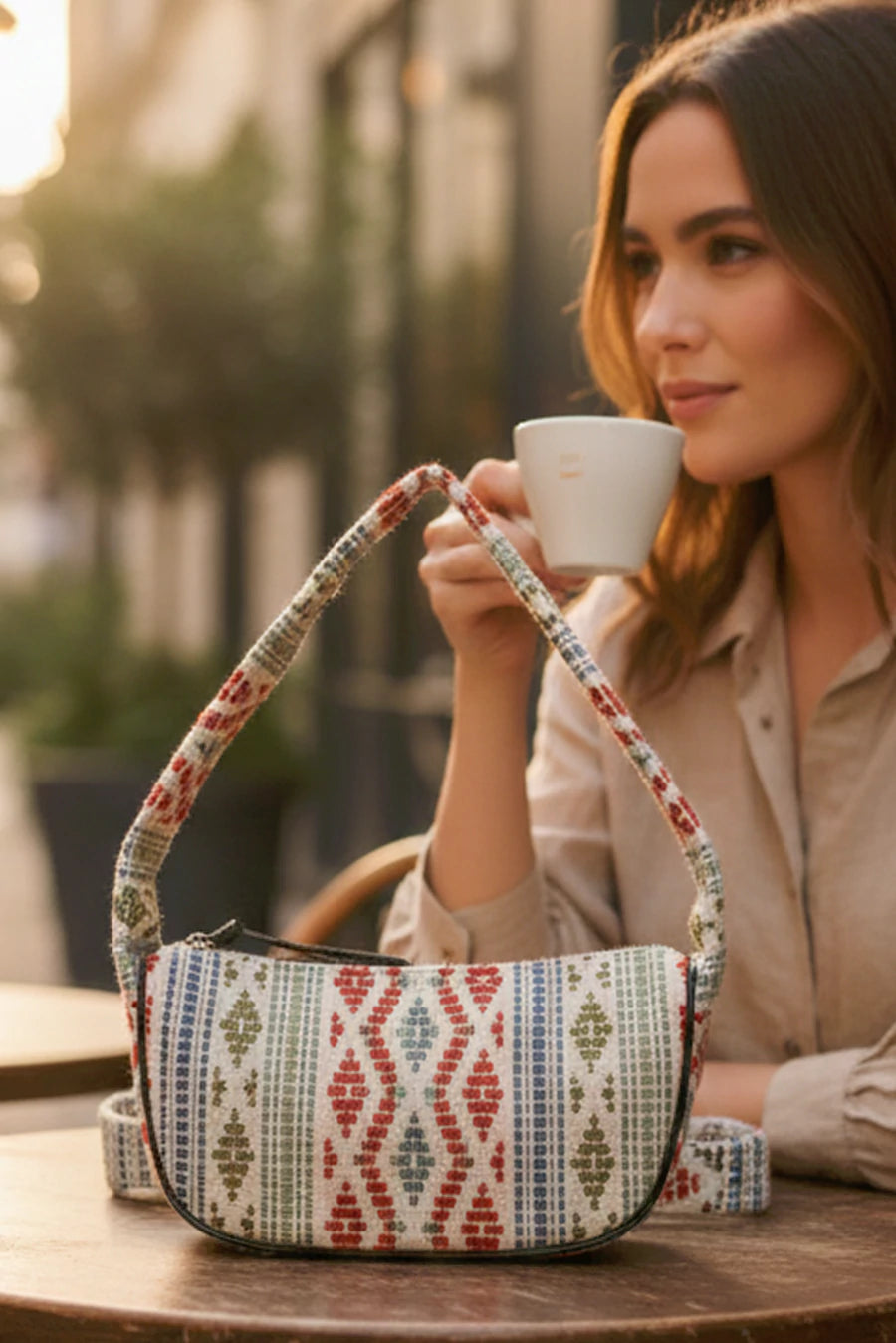 Cushy Handloom Shoulder Bag