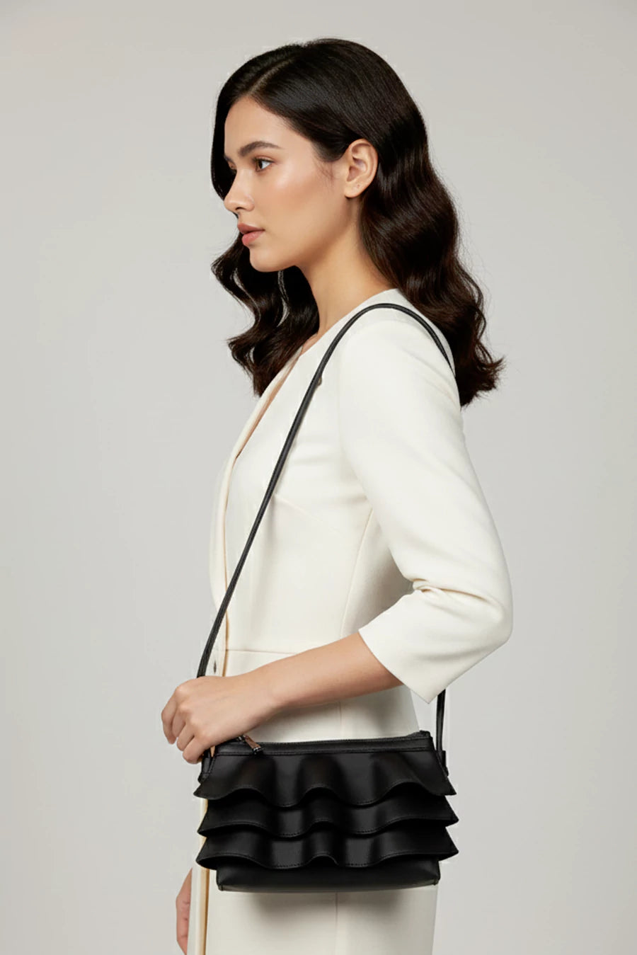 Bruffle Small Vegan Leather Crossbody