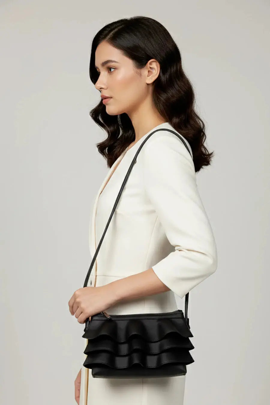 Bruffle Small Vegan Leather Crossbody image 3