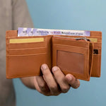 Leonardo Vegan Leather Men Bifold Wallet 🏆 #1 Bestseller | Loved by 1000+ Customers THE HOUSE OF GANGES