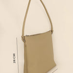 Stella Vegan Leather Shoulder Bag Beige Cad