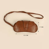 Jace Sunglass Cover with Sling Vegan Leather Penny Measurement