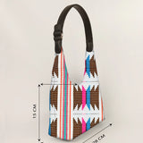 Katie Small Shoulder Bag Handloom Ruching Measurement