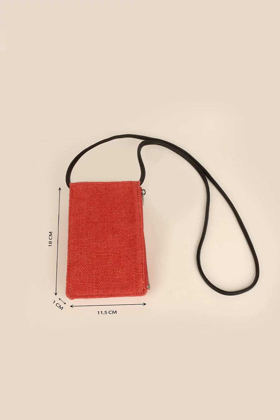 Grace Soft Jute Mobile Sling Tomato Measurement