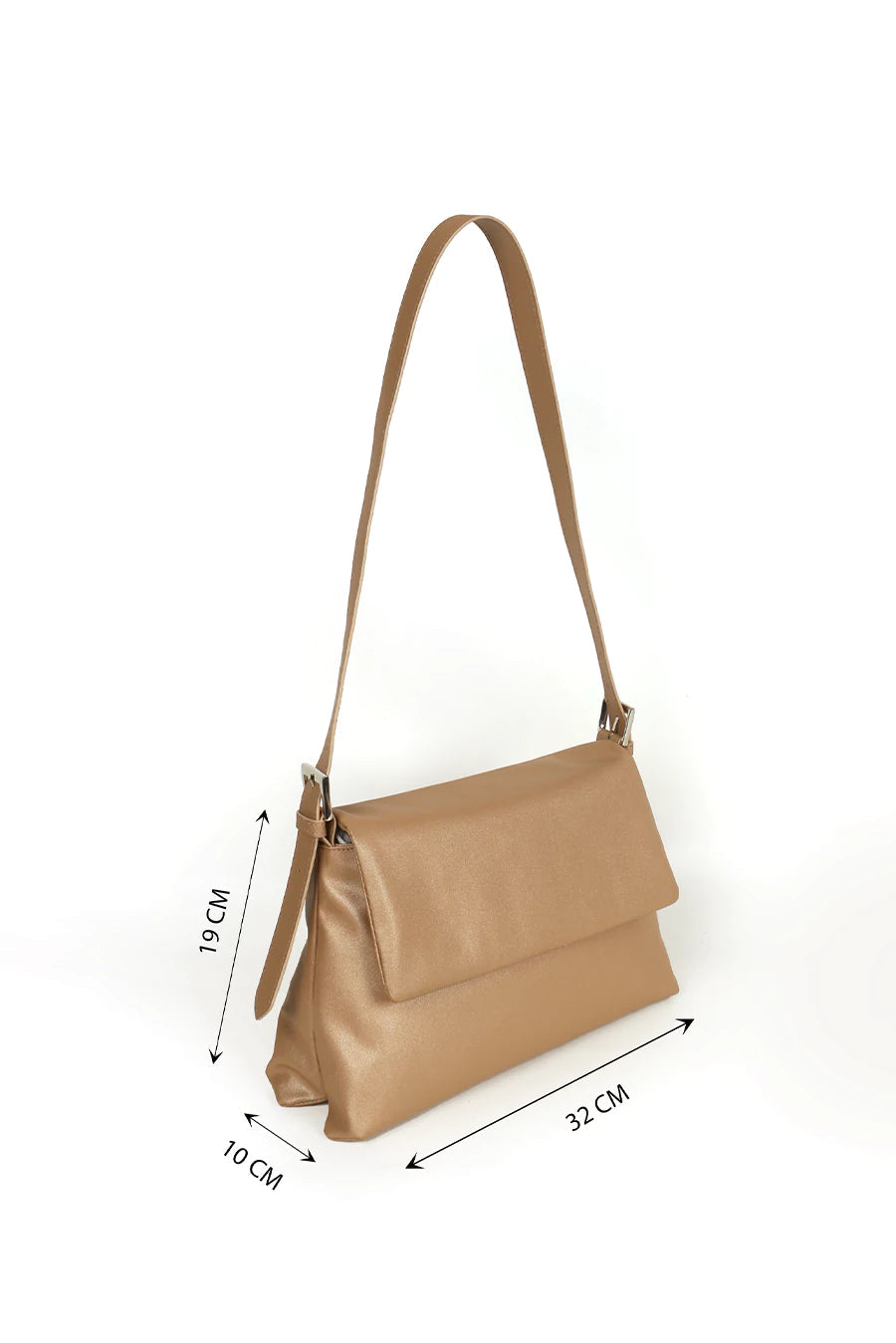 Maeve Vegan Leather Shoulder Bag THE HOUSE OF GANGES