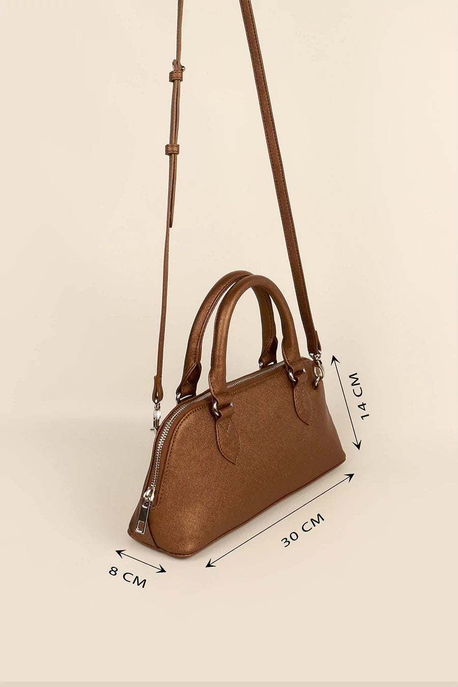 Everly Vegan Leather Handbag THE HOUSE OF GANGES