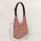 Katie Small Shoulder Bag Handloom Ditsy Measurement