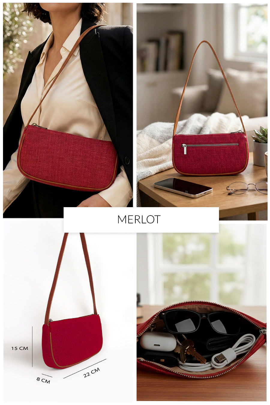 Daily Sling Soft Jute Shoulder Bag THE HOUSE OF GANGES