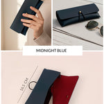 Vegan leather sunglass case India

Slim protective eyewear case for sunglasses