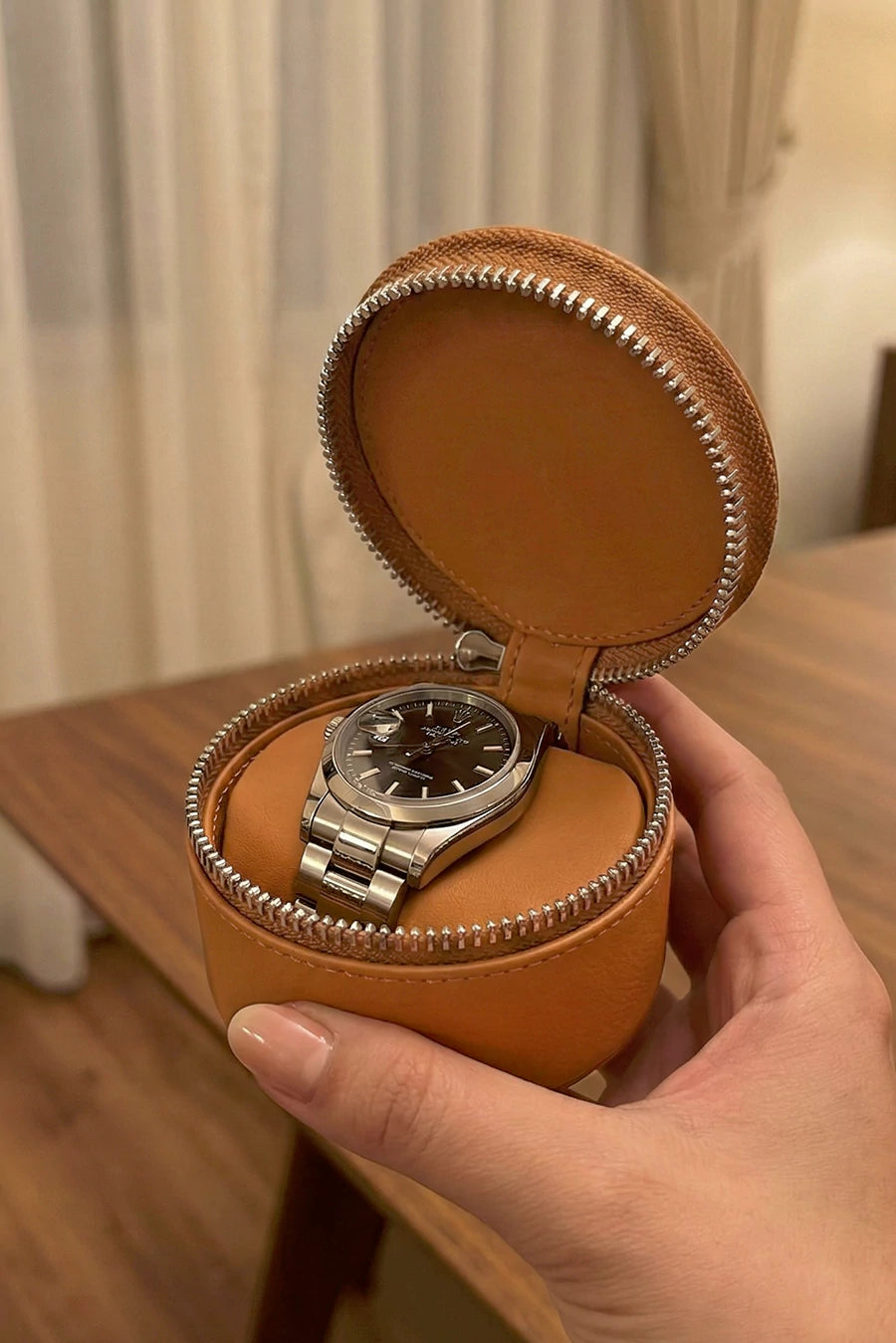 Rogate Medium Vegan Leather Watch Case 🏆 #1 Bestseller | Loved by 1000+ Customers THE HOUSE OF GANGES