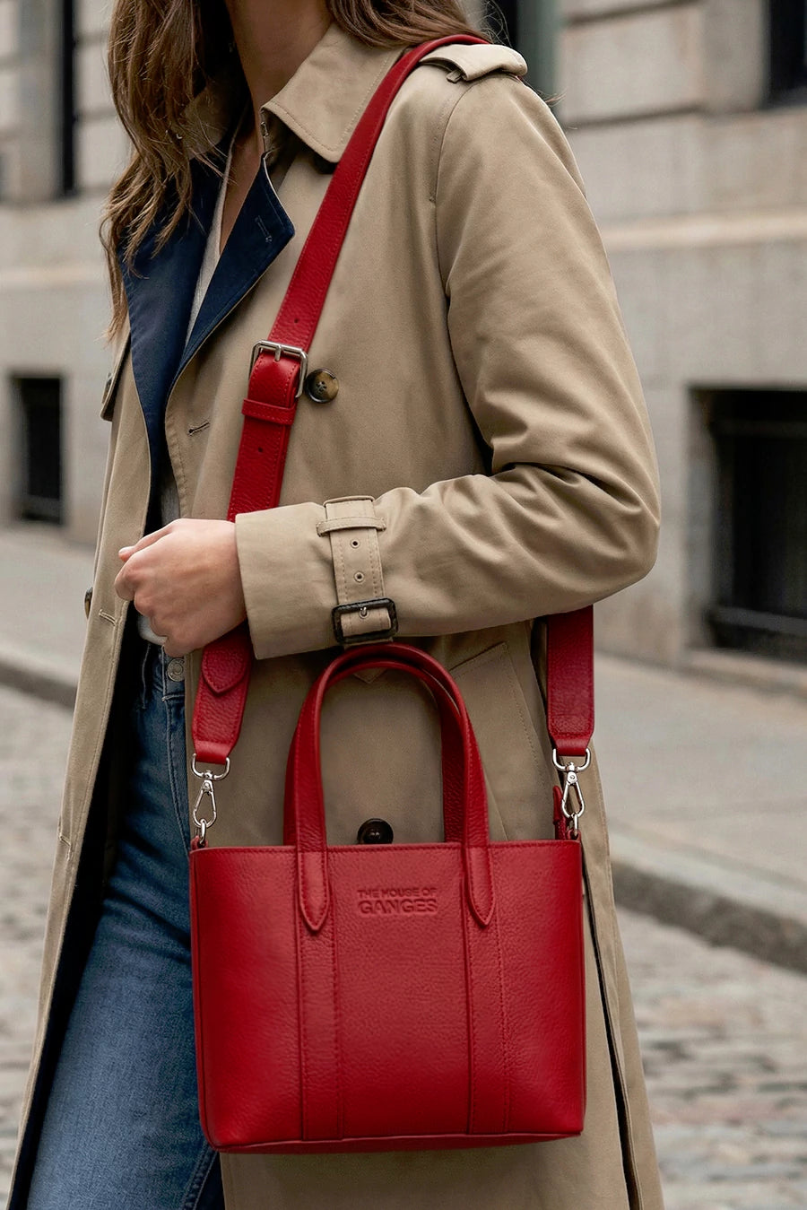 Mini Carryall Vegan Leather Sling Bag THE HOUSE OF GANGES