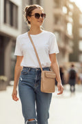 Vertical Vegan Leather Mobile Pouch THE HOUSE OF GANGES
