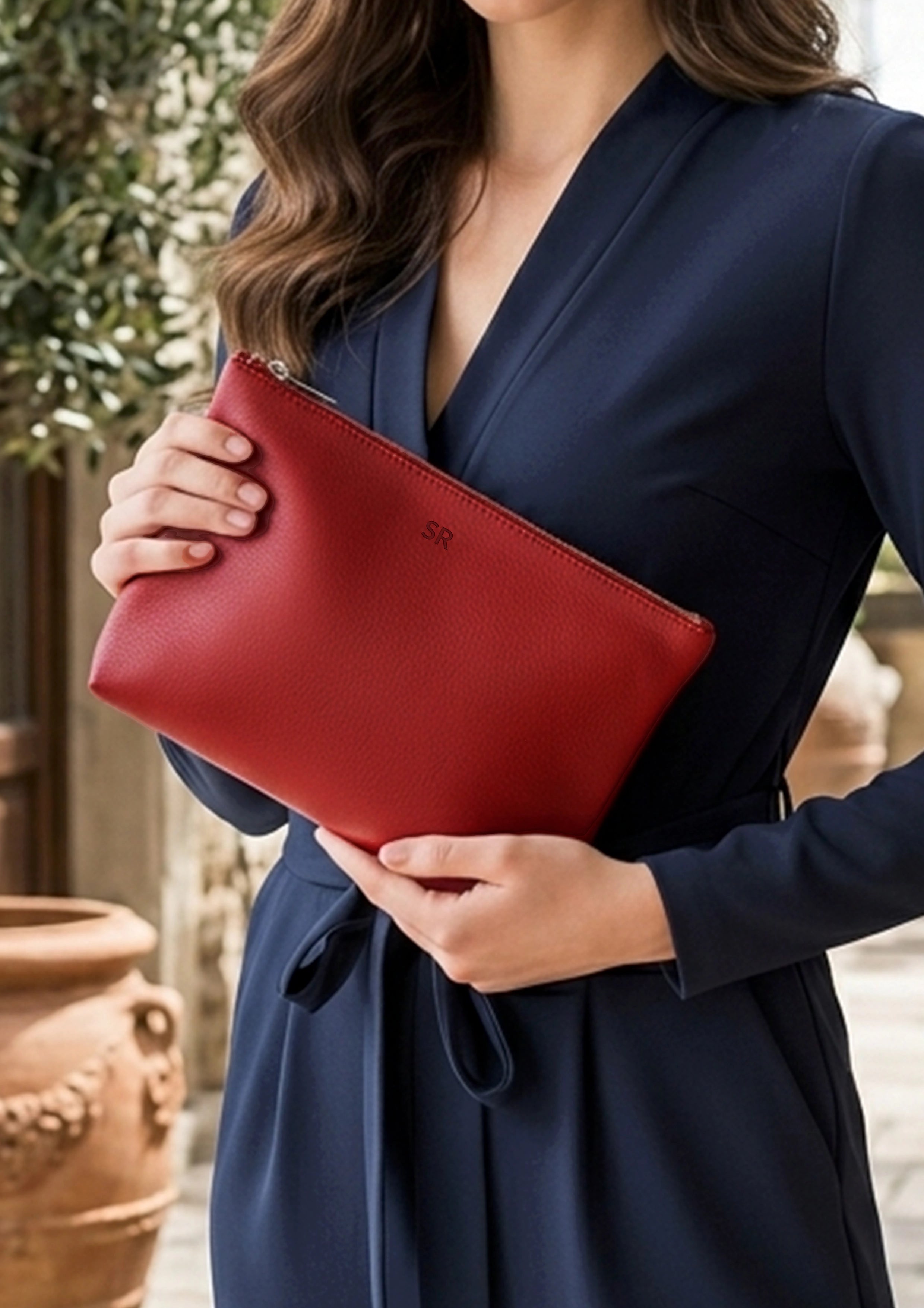 Slindon Medium Vegan Leather Toiletry Pouch