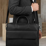 Camdale 15inch Vegan Leather Laptop Bag THE HOUSE OF GANGES