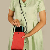 Grace Soft Jute Mobile Sling Tomato Model 2