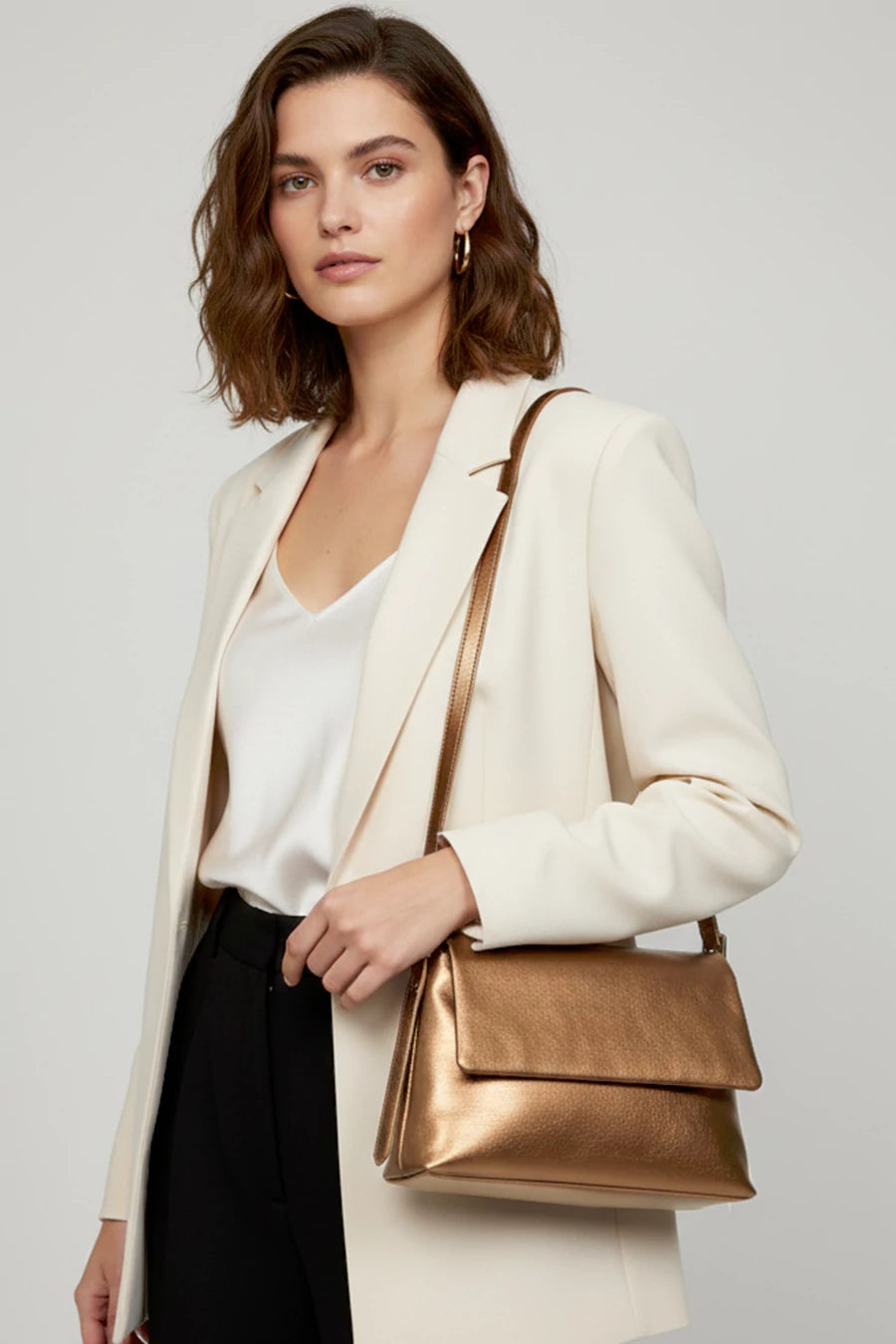 Maeve Vegan Leather Shoulder Bag THE HOUSE OF GANGES