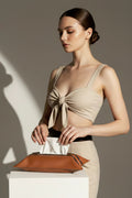 Tissue Box Cover Vegan Leather THE HOUSE OF GANGES