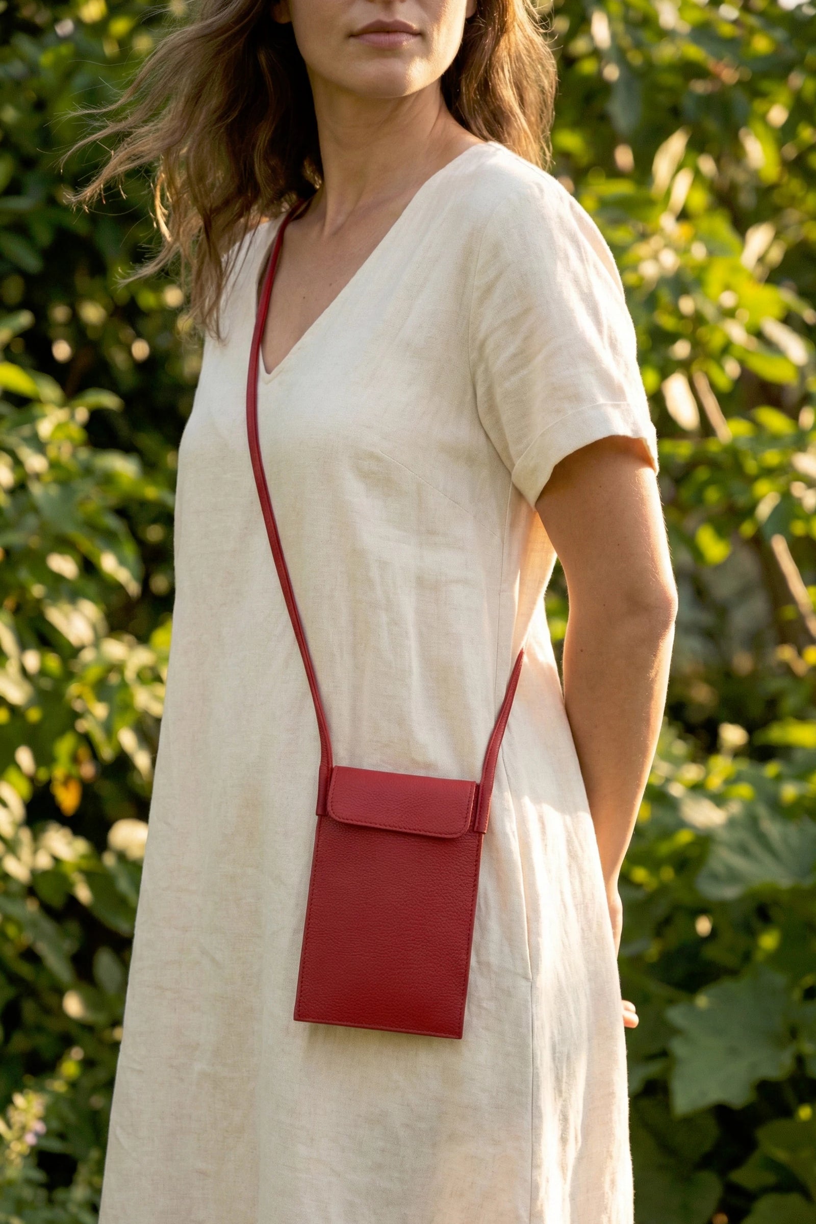 Walky Vegan Leather Mobile Sling Bag THE HOUSE OF GANGES