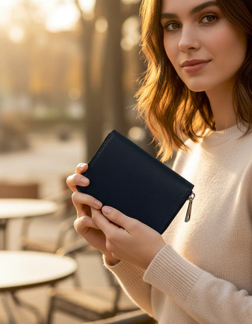 Alexandra Vegan Leather Wallet THE HOUSE OF GANGES
