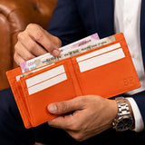 Leonardo Vegan Leather Men Bifold Wallet 🏆 #1 Bestseller | Loved by 1000+ Customers