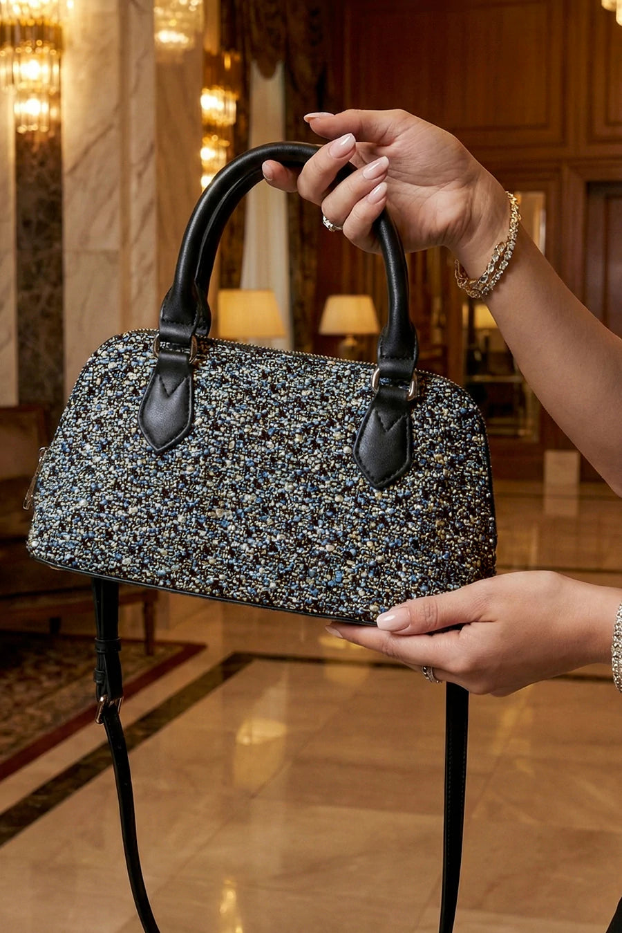 Everly Handloom Handbag THE HOUSE OF GANGES