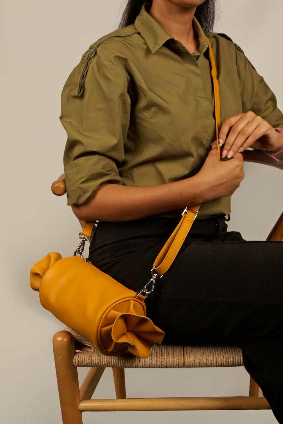 Candy Vegan Leather Sling Bag