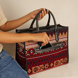 Charlotte Handloom Box Tote Bag